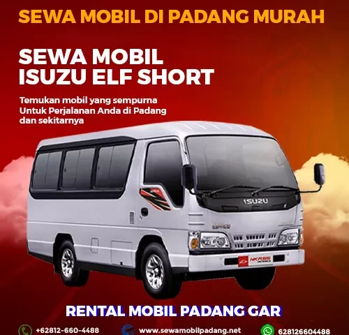 sewa mobil elf short di padang harga rental murah