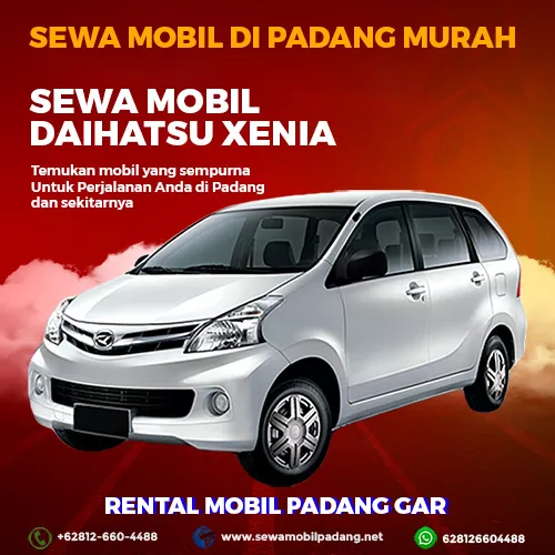 sewa mobil xenia di padang harga rental murah